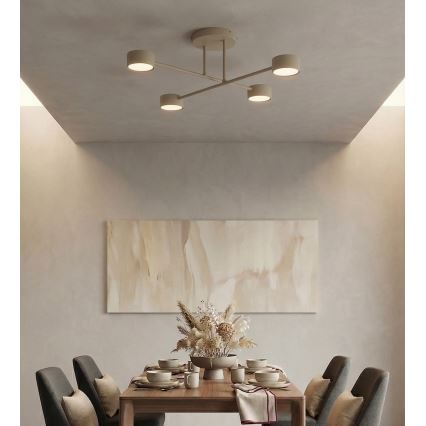 Piestiprināma griestu lampa HALO 4xGX53/10W/230V bēša