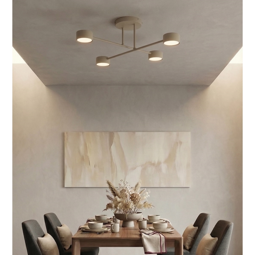 Piestiprināma griestu lampa HALO 4xGX53/10W/230V bēša