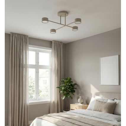 Piestiprināma griestu lampa HALO 4xGX53/10W/230V bēša