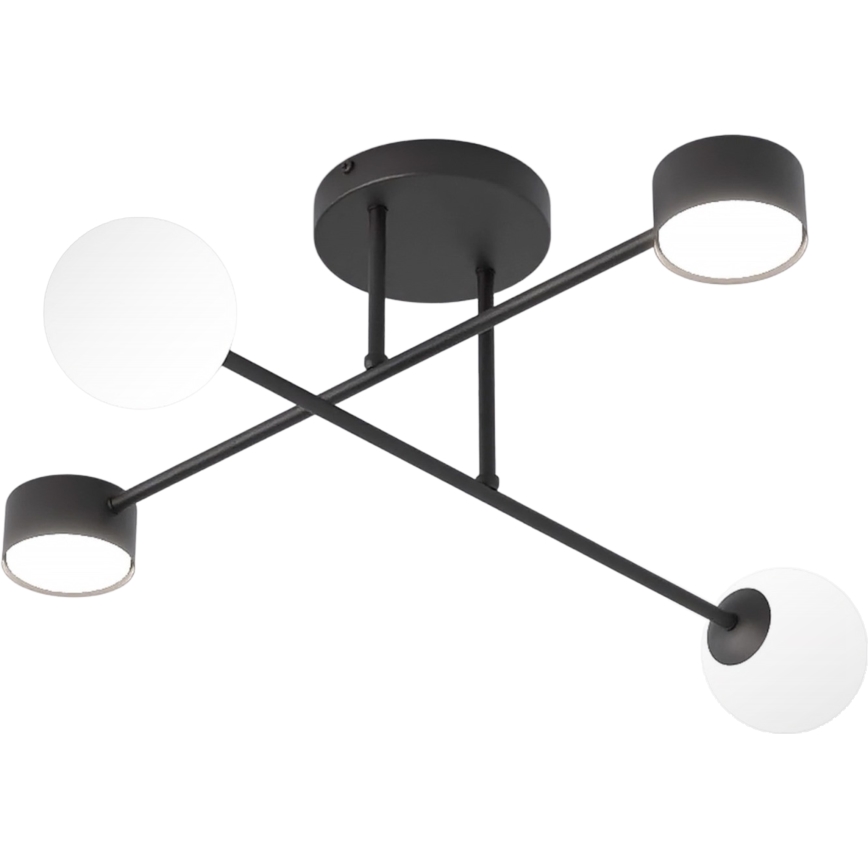 Piestiprināma griestu lampa HOLON 2xG9/8W/230V + 2xGX53/12W melna