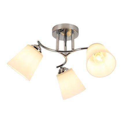 Piestiprināma griestu lampa PAFOS 3xE27/15W/230V glancēts hroms