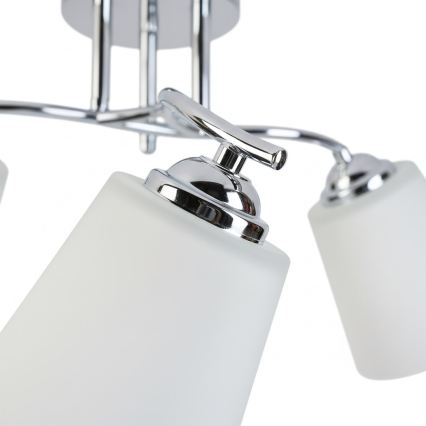Piestiprināma griestu lampa PAFOS 3xE27/15W/230V glancēts hroms