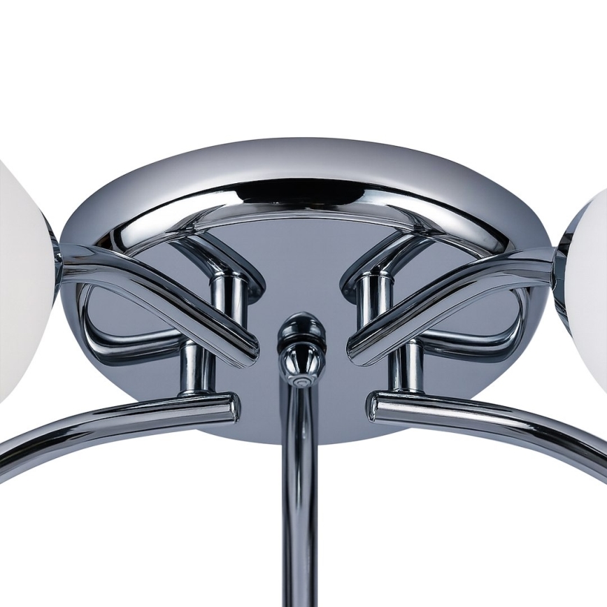 Piestiprināma griestu lampa PORTOS 5xE14/10W/230V spīdīgs hroms