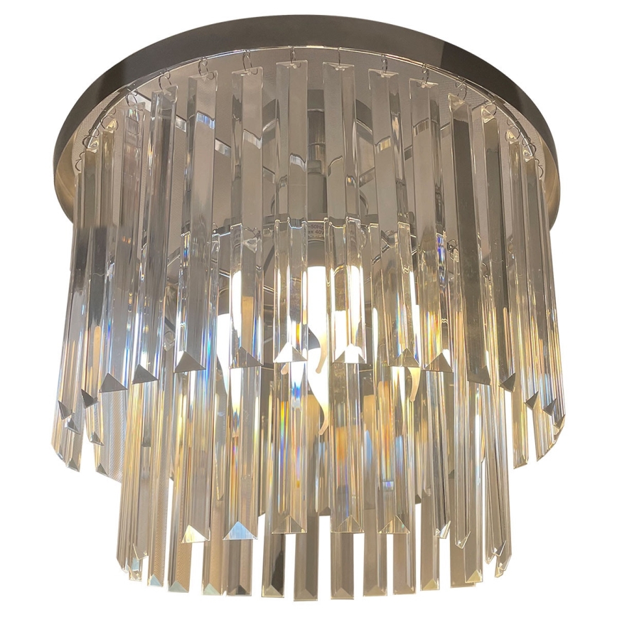 Piestiprināma griestu lampa VETRO 4xE14/40W/230V spīdīgs hroms