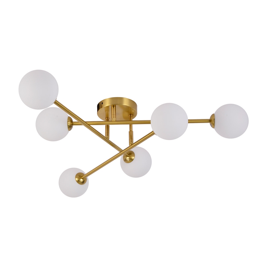 Piestiprināma griestu lustra DORADO 6xG9/28W/230V zelta