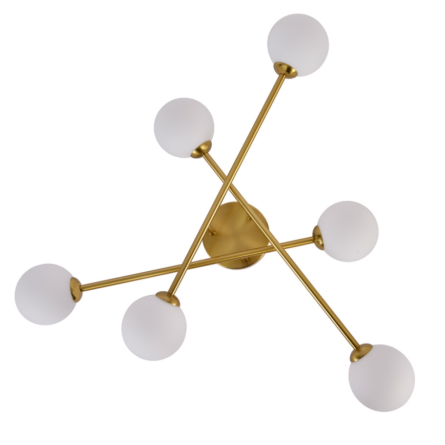 Piestiprināma griestu lustra DORADO 6xG9/28W/230V zelta