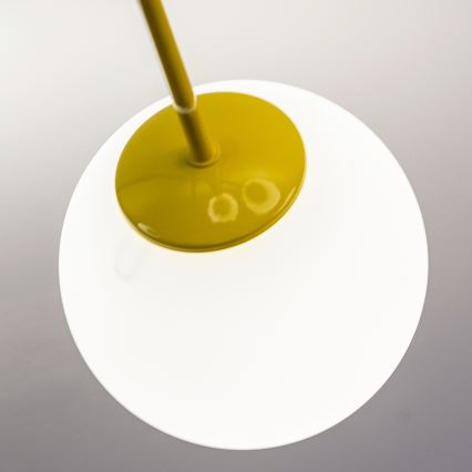 Piestiprināma griestu lustra MOON 6xE27/15W/230V tirkīza/dzeltena/zila