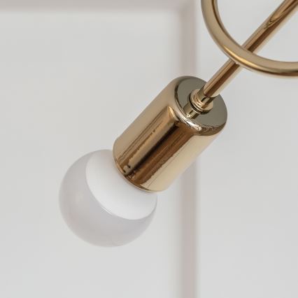 Piestiprināma griestu lustra OXFORD 3xE27/15W/230V, zelta