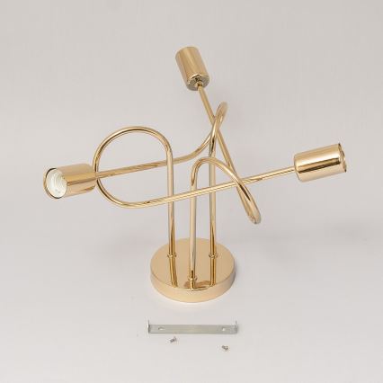 Piestiprināma griestu lustra OXFORD 3xE27/15W/230V, zelta