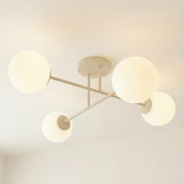 Piestiprināma griestu lustra ROMA 4xE14/10W/230V bēša