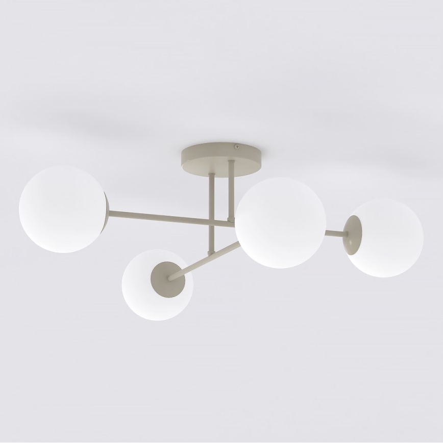 Piestiprināma griestu lustra ROMA 4xE14/10W/230V bēša