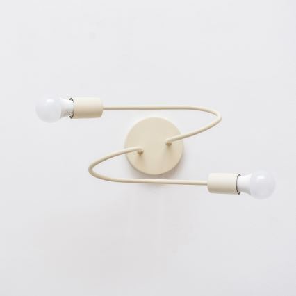 Piestiprināma lustra OXFORD 2xE27/15W/230V krēmkrāsā