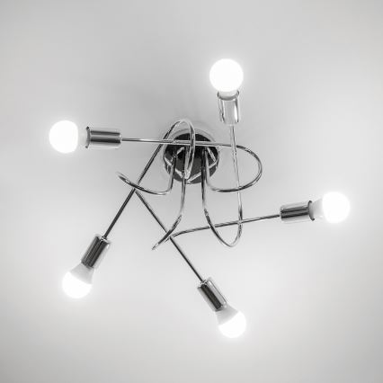 Piestiprināma lustra OXFORD 5xE27/15W/230V glancēts hroms