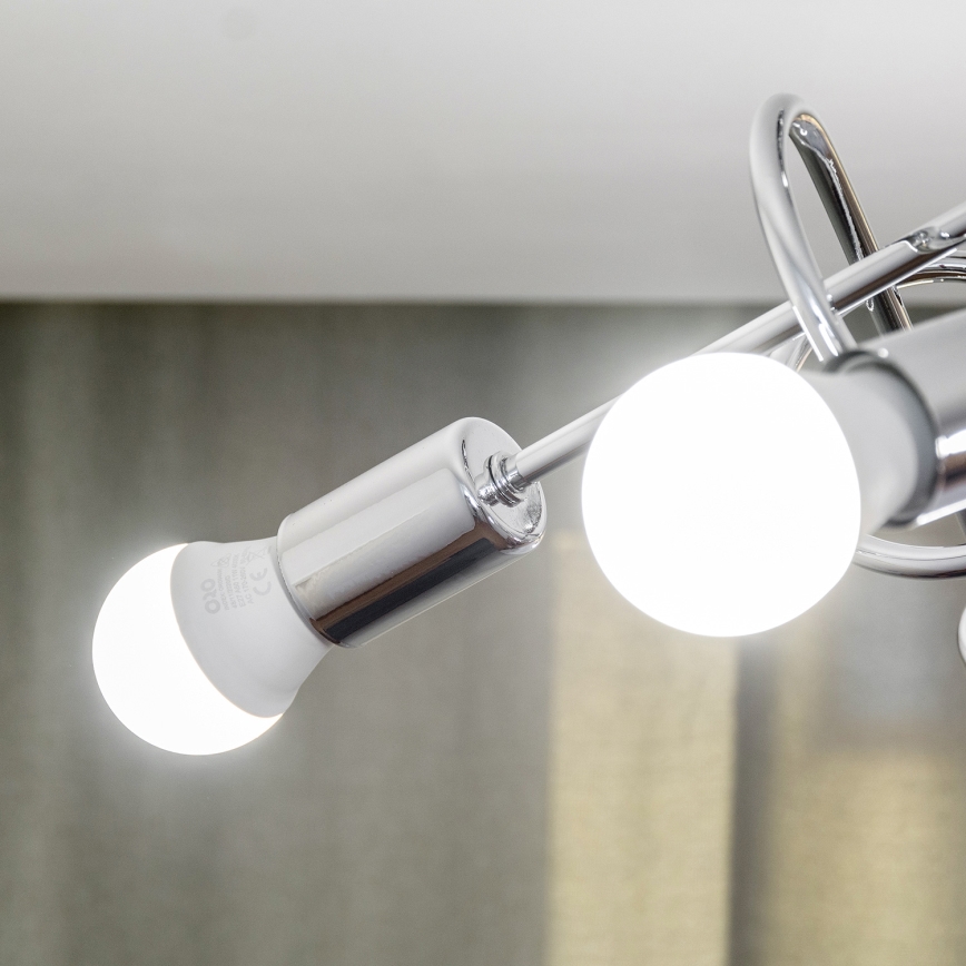 Piestiprināma lustra OXFORD 5xE27/15W/230V glancēts hroms