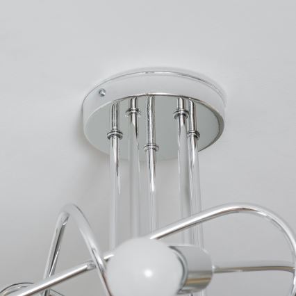 Piestiprināma lustra OXFORD 5xE27/15W/230V glancēts hroms