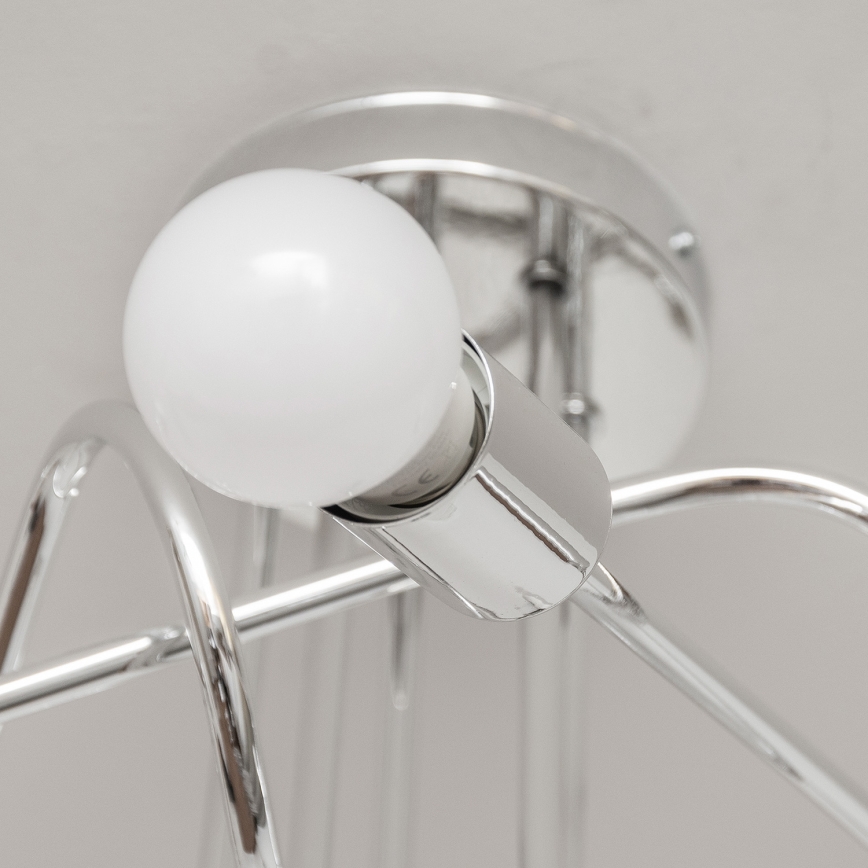 Piestiprināma lustra OXFORD 5xE27/15W/230V glancēts hroms