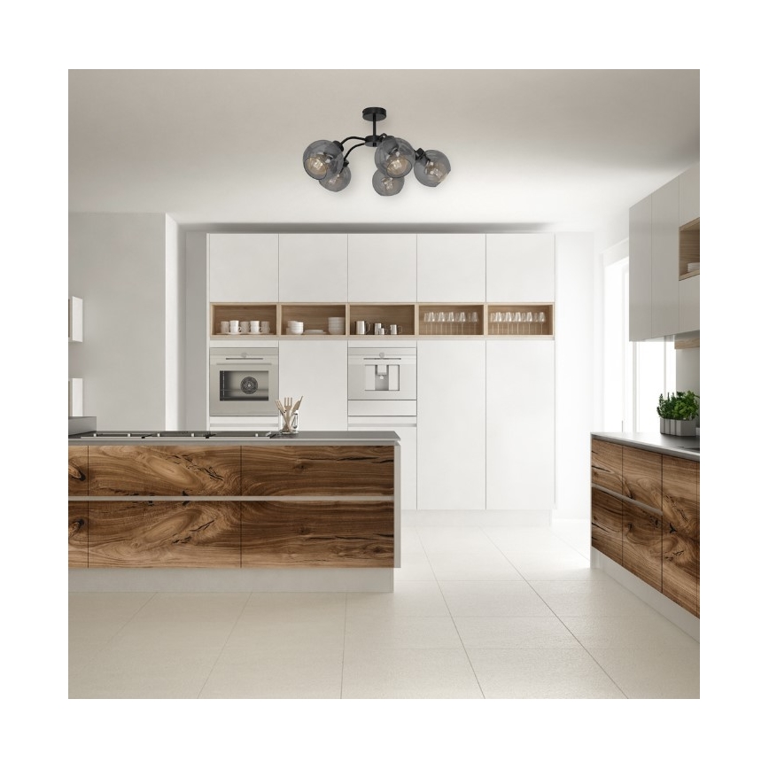 Piestiprināma lustra SOFIA 5xE27/60W/230V melns