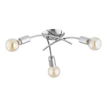 Piestiprināms griestu lukturis TORIZO 3xE27/15W/230V, glancēts hroms