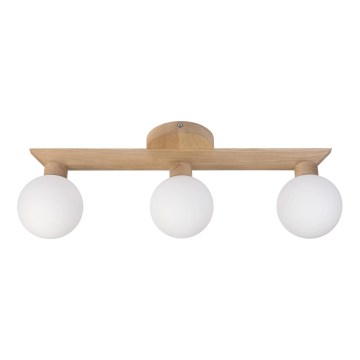 Piestiprināms griestu lustrs ANTONIO 3xG9/5W/230V ozols/balts