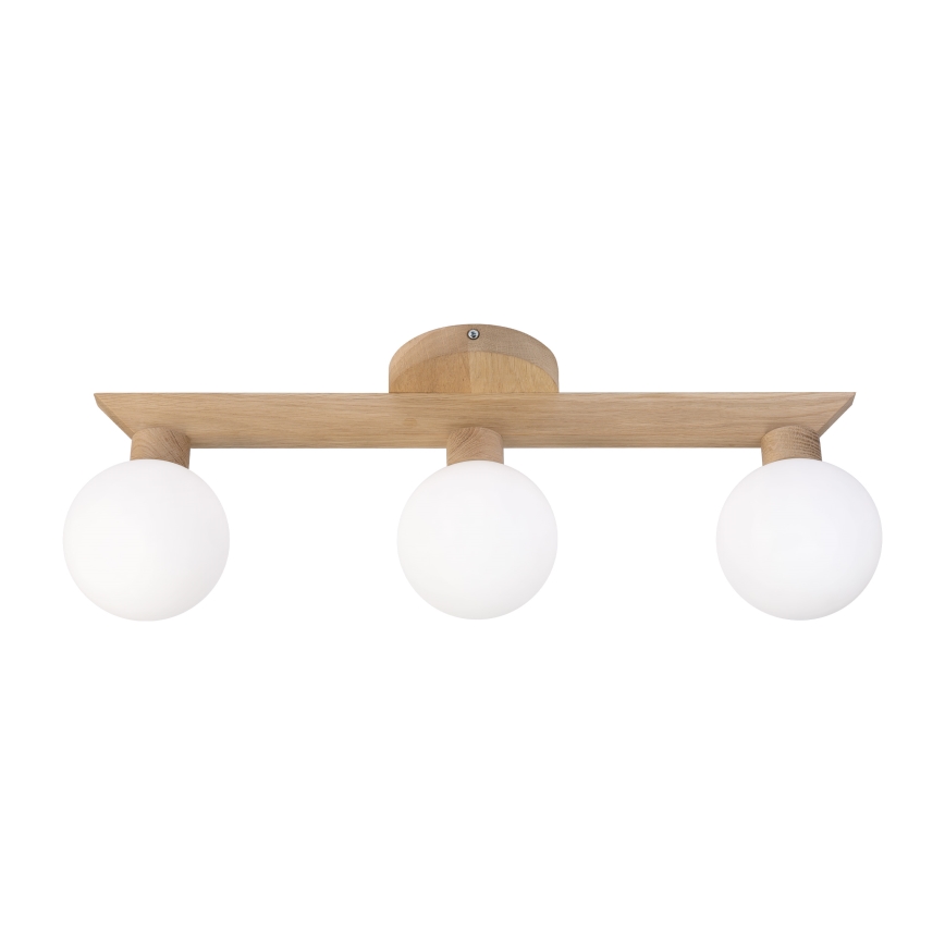 Piestiprināms griestu lustrs ANTONIO 3xG9/5W/230V ozols/balts