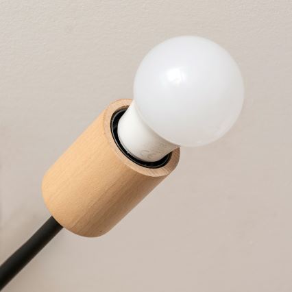 Piestiprināms griestu lustrs CAMBRIDGE 4xE27/15W/230V, priežu apdare