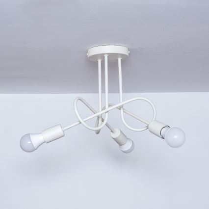 Piestiprināms griestu lustrs OXFORD 3xE27/15W/230V krēmkrāsā