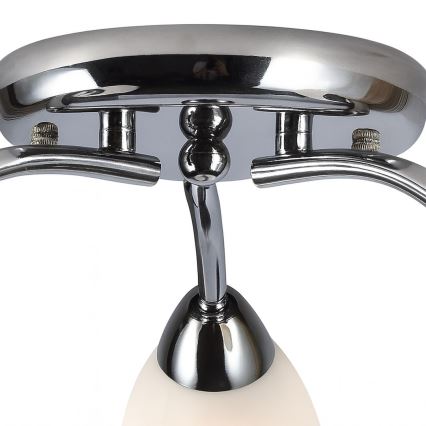 Piestiprināms griestu lustrs PORTOS 3xE14/10W/230V spīdīgs hroms