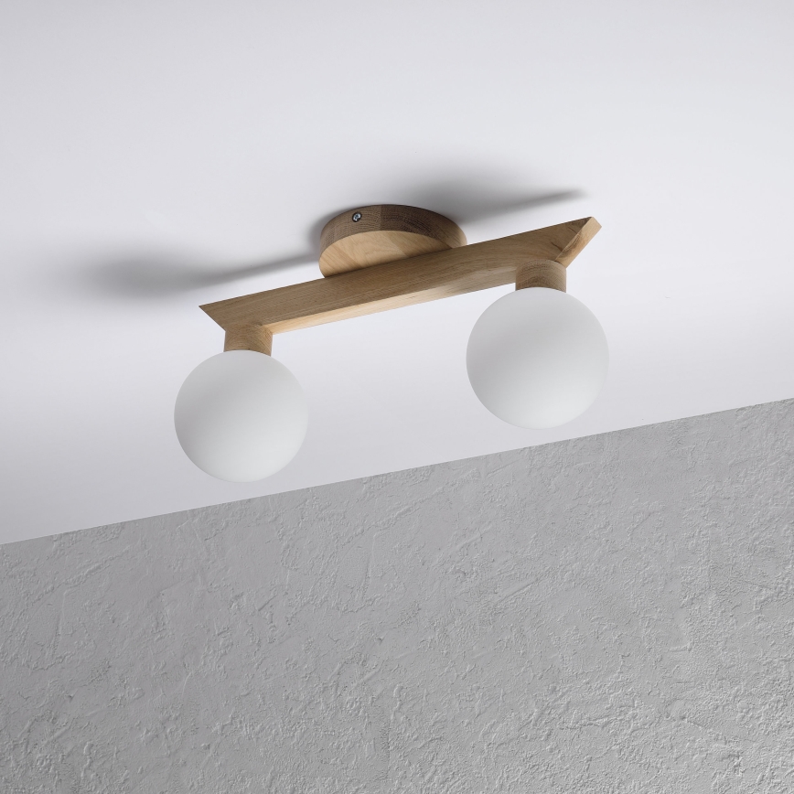 Plafons ANTONIO 2xG9/5W/230V ozols/balts