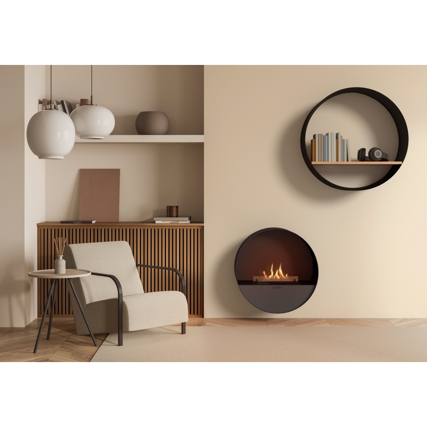 Planika - BIO Kamīns ar tālvadības pulti 72,6x65 cm 2,5kW/230V melna