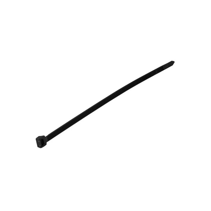 Plastmasas locīšanas josla 3,5x200mm 100gab melnas