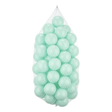 Plastmasas spēļu bumbas 50 gab. d. 7 cm piparmētru krāsa