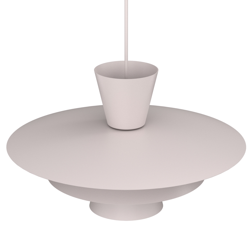 PLATO karājoša lampa ar vadu 1xE27/15W/230V krēmkrāsaina