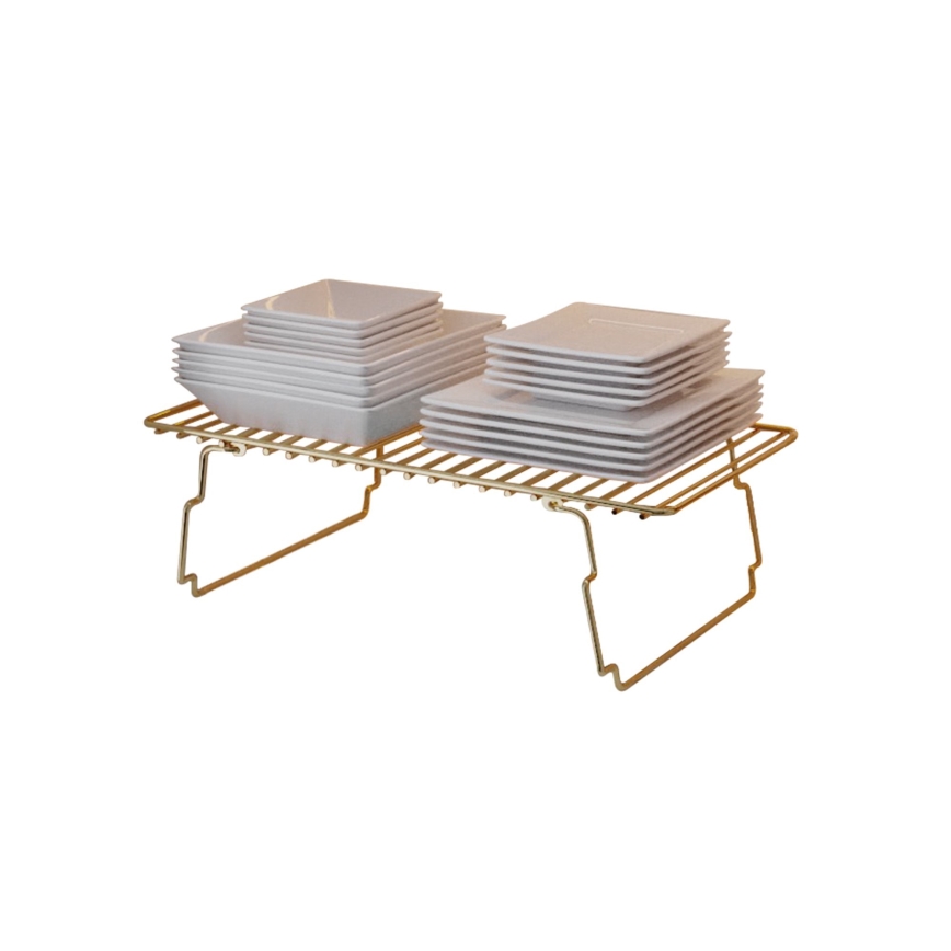Plauktu organizators 42x19 cm zelta