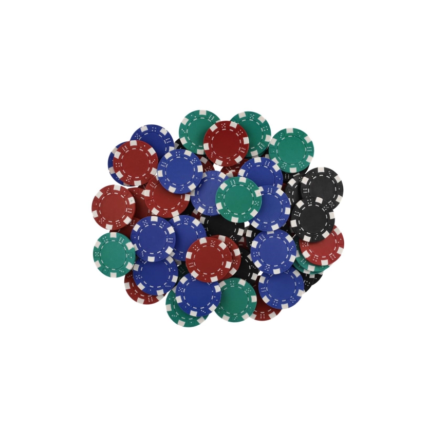 Pokera komplekts ar koferi, 100 gab.