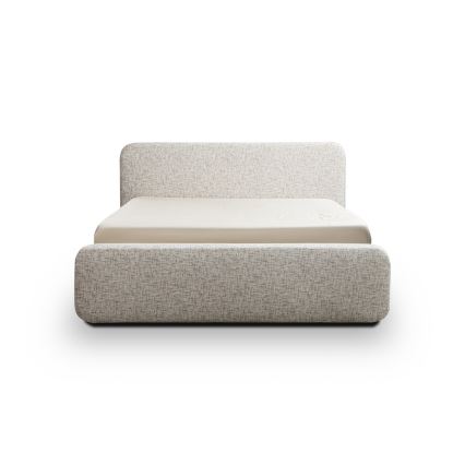 Polsterēta gulta LAJLA 180x200 cm, bez matrača, bēša