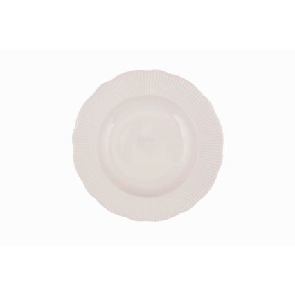 Porcelāna galda servīze, 24 daļas, balta