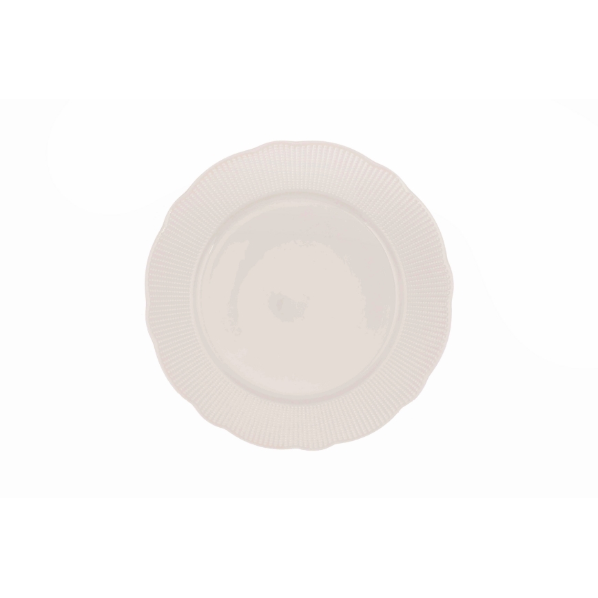 Porcelāna galda servīze, 24 daļas, balta