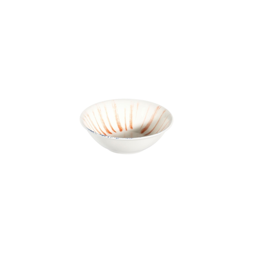 Porcelāna galda servīze, 24 gab., balta/sarkana/zila
