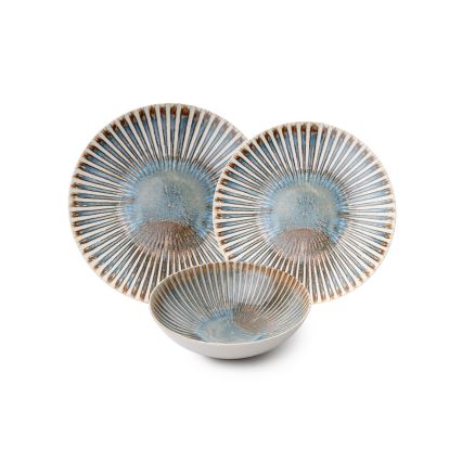 Porcelāna galda servīze, 24 gab., daudzkrāsaina