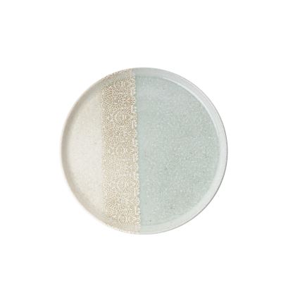 Porcelāna servīze 27 gab., bēšs/zaļš