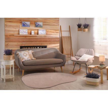 Pretslīdējošs paklājs LOREN 160x230 cm bēšs