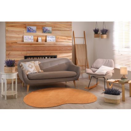 Pretslīdēšanas paklājs LOREN 160x230 cm oranžs