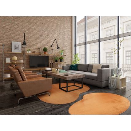Pretslīdēšanas paklājs LOREN 160x230 cm oranžs