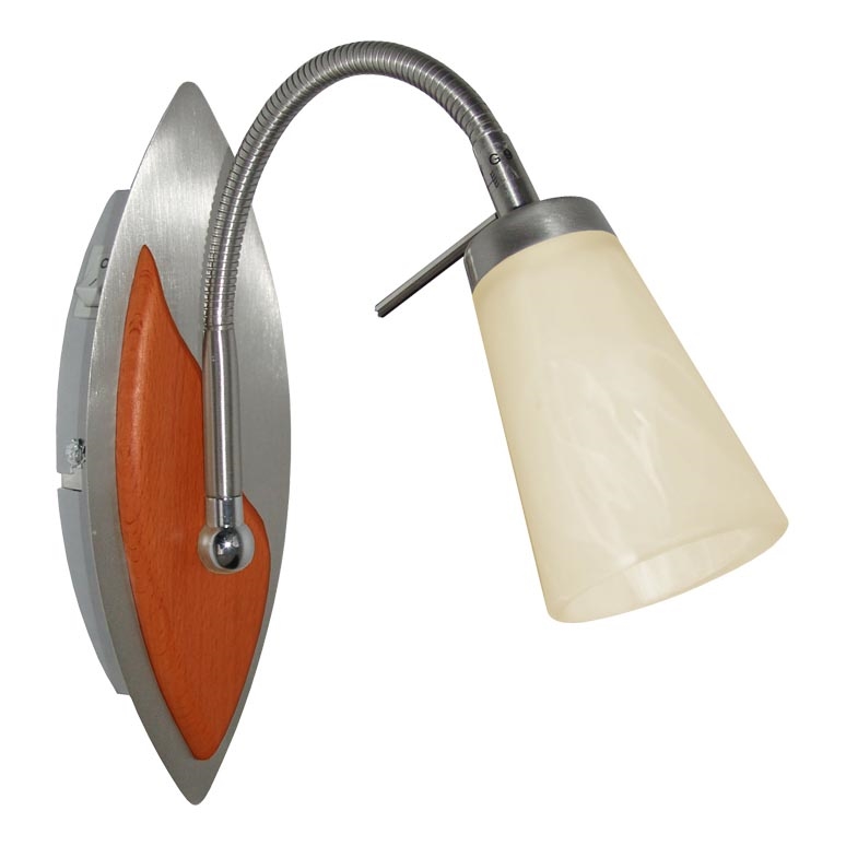 Prezent 12051 - Sienas lampa RAFAEL 1xG9/40W/230V gumijkoks