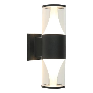 Prezent 12104 - LED āra sienas gaismeklis SERA 2xLED/7W/230V 4000K IP54