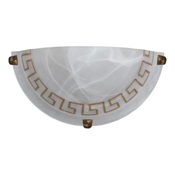 Prezent 1437 - Sienas lampas rezerves stikls GRECA E27