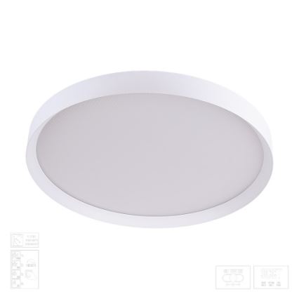 Prezent 17314 - dimējams LED griestu gaismeklis MAYSA LED/42W/230V 3000/4000/6000K Ø 48,5 cm balts