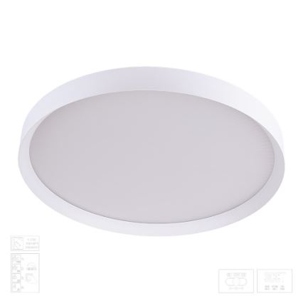 Prezent 17316 - LED dimējams griestu lukturis MAYSA LED/72W/230V 3000/4000/6000K pr. 77 cm balts
