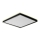 Prezent 27311 - LED Vannas istabas griestu lampa CORDIA SQ LED/12W/230V 3000/6000K IP54 melna