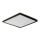 Prezent 27315 - LED Vannas istabas griestu lampa CORDIA SQ LED/24W/230V 3000/6000K IP54 melna